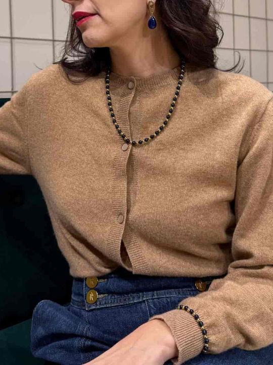 Cuoro Κολιέ από Επιχρυσωμένο Ατσάλι