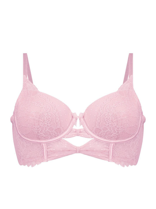 Juliette Bra Underwire Silver Pink