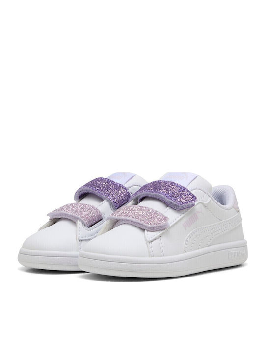 Smash 3.0 L Παιδικά Sneakers με Σκρατς Λευκά