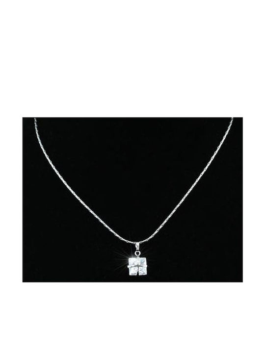 1.5 Carat Solitaire Necklace Leonie Necklace Size 15.5" 17.5" 39.5 Cm 44.5 Cm Gemstone 1.1 Cm X 1.1 Cm 1.5 Carats