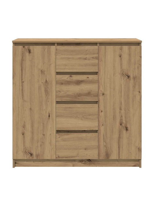 Συρταριέρα Κρεβατοκάμαρας Coffee 100.5x35x98.5cm