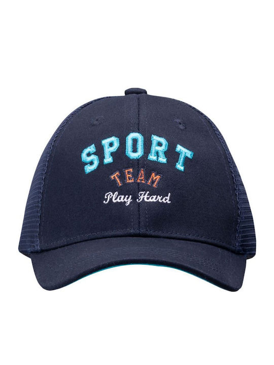 Bejo Kids' Hat Jockey Fabric Navy Blue