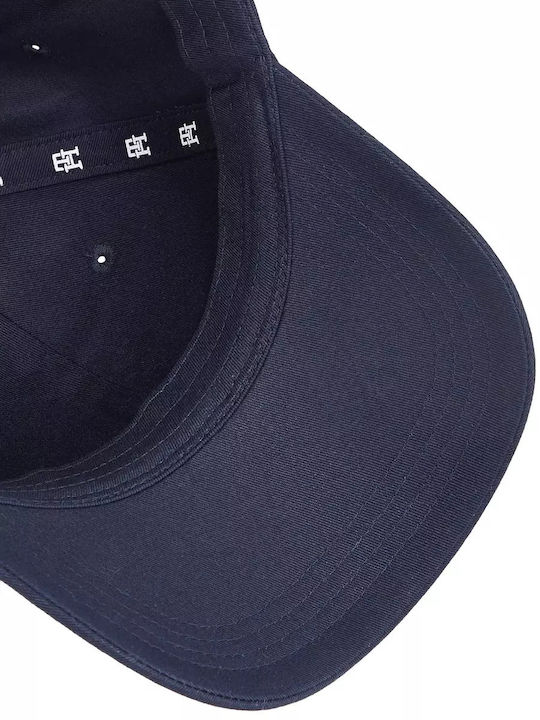 Синя шапка Tommy Hilfiger Aw0aw17128 Dw6