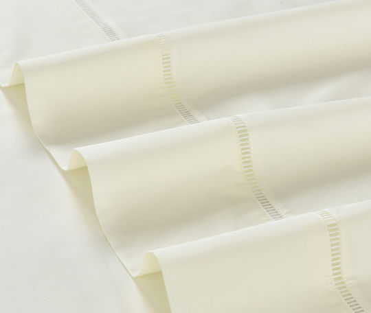 Liolios Home Sheet Sets Queen 245x270cm. Venice Ivory 4pcs