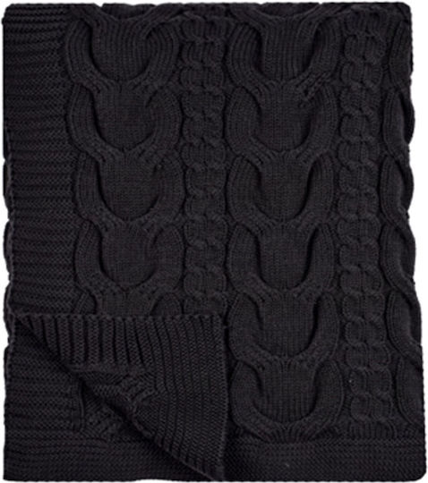 Liolios Home Cable Καναπέ 130x170εκ. Charcoal Liolios Home Cable Καναπέ 130x170εκ. Charcoal