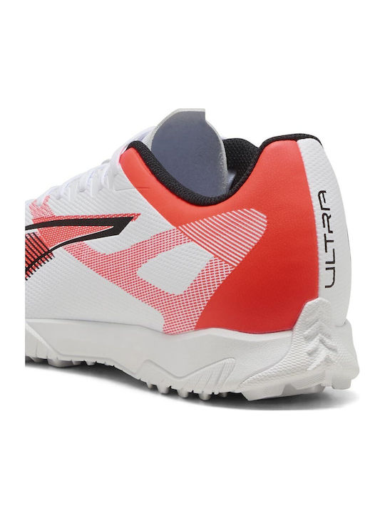 PUMA Ultra 5 Play Football Shoes with Molded Cleats White
