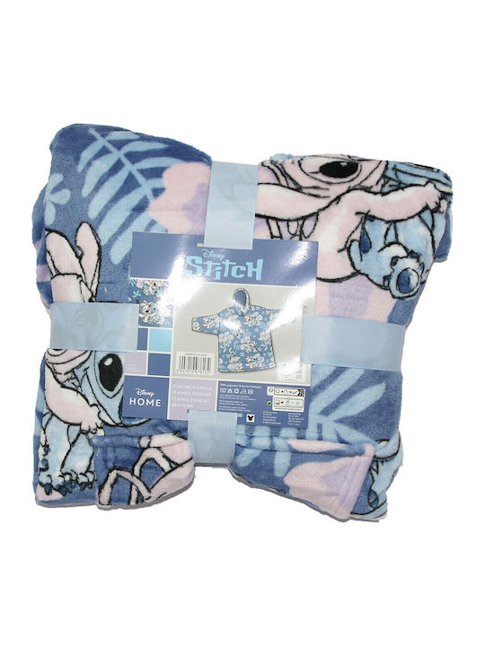 Disney Παιδική Πιτζάμα Χειμωνιάτικη Fleece Μπλε Lilo Stitch Disney Παιδική Πιτζάμα Χειμωνιάτικη Fleece Μπλε Lilo Stitch