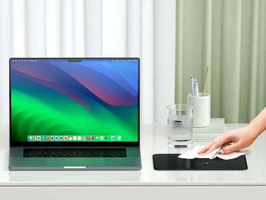 Satechi Premium Vegan-δερμάτινο Mouse Pad Μαυρο Sa-st-lmpk