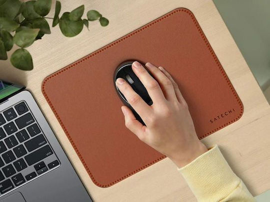 Satechi Premium Vegan-Leather Mouse Pad Brown Sa-st-lmpn