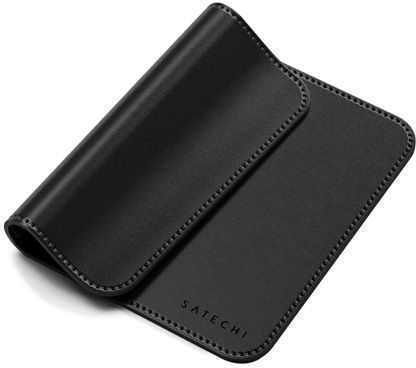 Satechi Premium Vegan-δερμάτινο Mouse Pad Μαυρο Sa-st-lmpk