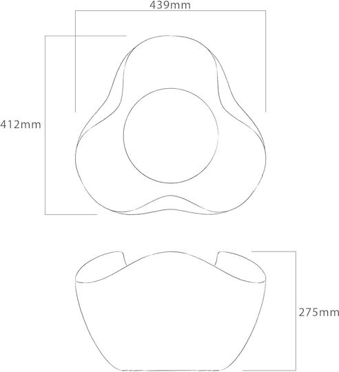 Robert Welch with Dimensions 43.9x41.2cm