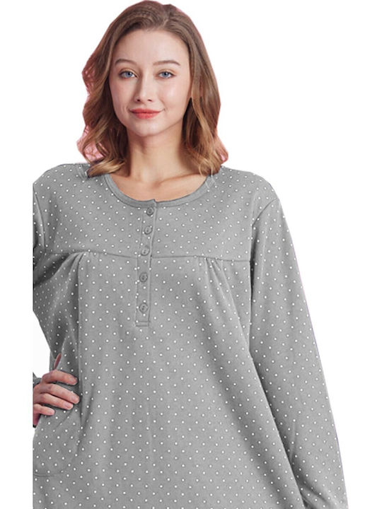 Join Beds Nightgown Maternity Dark Gray