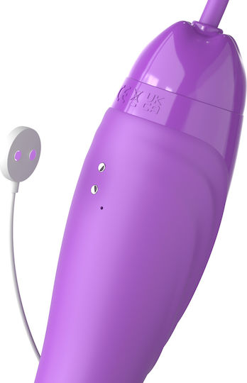 Ultimate Mini Διπλός Δονητής με Απομακρυσμένο Έλεγχο 6.4cm Διάφανος