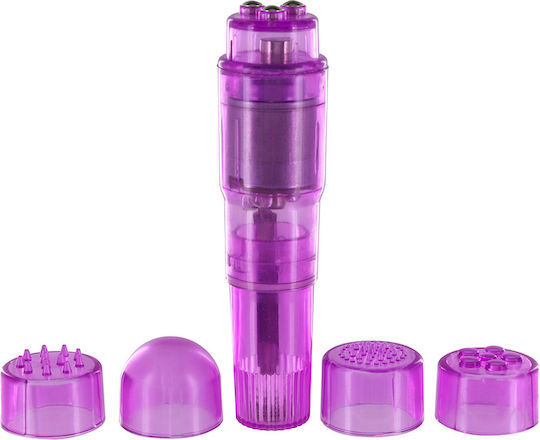 ToyJoy Pocket Rocket Mini Δονητής Μασάζ 10cm Μωβ