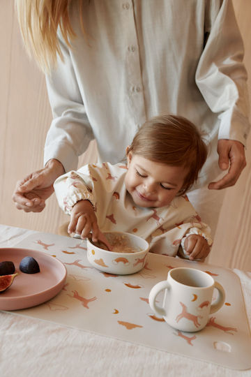 Liewood Dream Silicone Baby & Kids Feeding Set Brown 4 Pieces