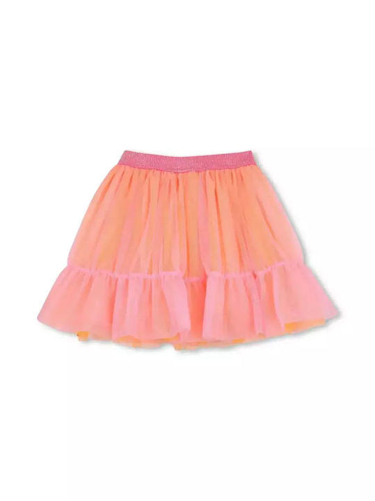 Fustă pentru Copii din Tulle Floral Roz