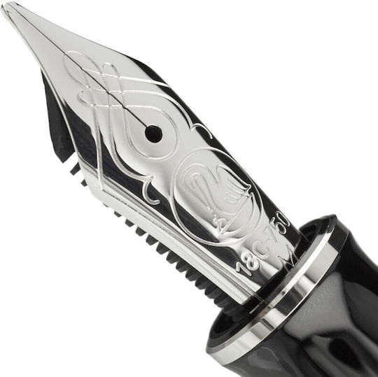 Pelikan Souveran M805 Πένα Γραφής Fine με Μαύρο Μελάνι