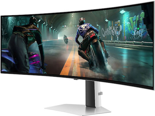 Samsung Odyssey G9 G91SD Ultrawide OLED HDR Curved Monitor 49" 5120x1440 144Hz with 0.03ms Response Time GTG Silver