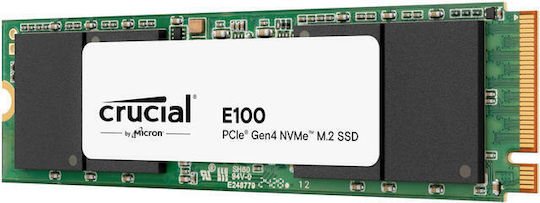 Crucial E100 Gen4 SSD 1TB τύπου M.2 με σύνδεση PCI Express 4.0 CT1000E100SSD8