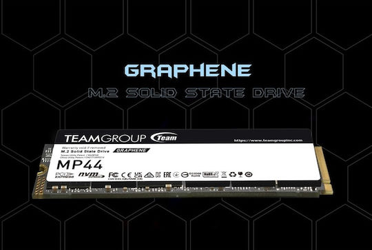 TeamGroup MP44 Graphene SSD 4TB M.2 Type with PCI Express 4.0 Connection PS5 Compatible TM8FPW004T0C101