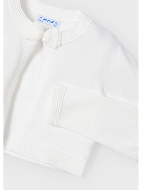 Kids Cardigan Knitted Ecru