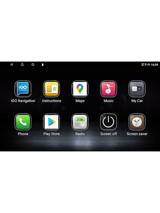 Lenovo Ηχοσύστημα Αυτοκινήτου για Toyota Auris 2007-2012 (Bluetooth/USB/WiFi/GPS/Apple-Carplay/Android-Auto) με Οθόνη Αφής 9"