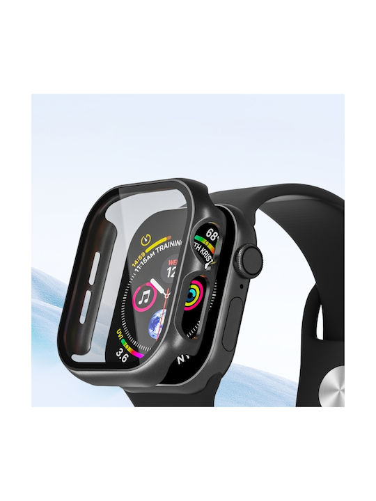 Пластмасов Калъф със Стъкло в Червен цвят за Apple Watch Series 10 46mm