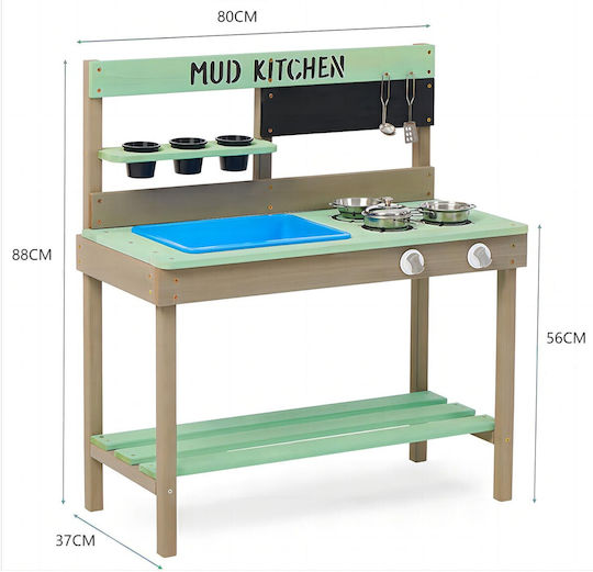 Kinderküche aus Holz für 3+ Jahre 88 cm