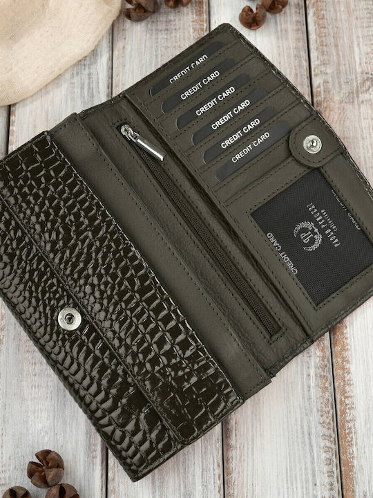 Малък Дамско Портмоне Класически с RFID Зелен