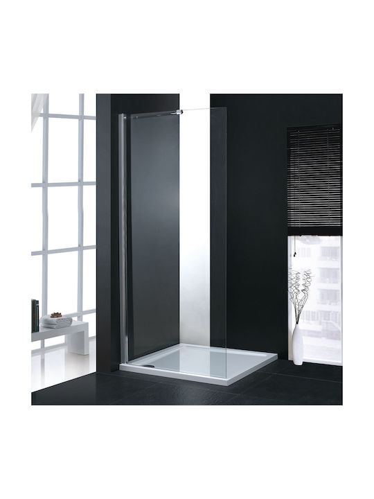 Devon Iwis Walk-in Διαχωριστικό Ντουζιέρας με Συρόμενη Πόρτα 77-79x185cm Clean Glass Chrome