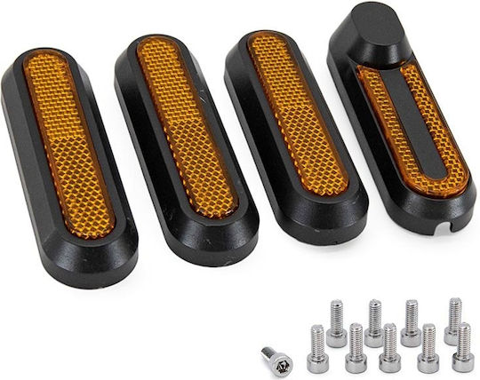 Ersatz-Seitenradabdeckungen Schwarz für Xiaomi M365 1s Pro 2 Scooter