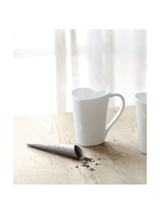 Alessi Becher aus Porzellan Weiß