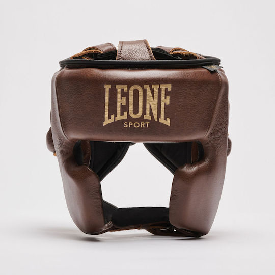Leone Boxhelm Erwachsene Offenes Gesicht Braun