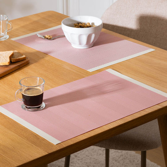 Atmosphera Platzdeckchen Kunststoff Rot 45x30cm 1Stück