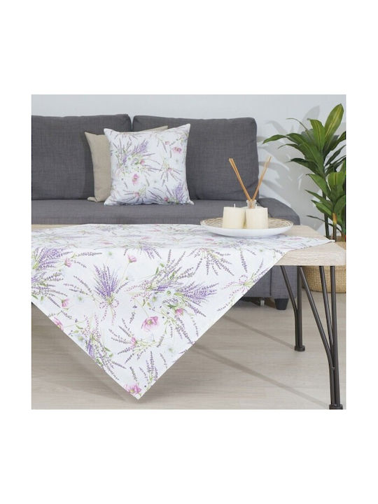 Dimeco Platzdeckchen Stoff Weiß 35x50cm 1Stück