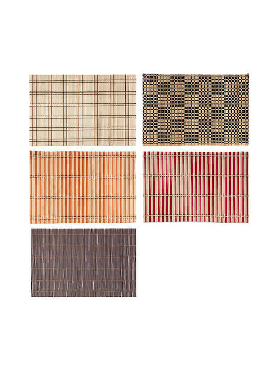 HOMie Wicker Placemat Placemat Woven 30x42cm Multicolour 30x30cm