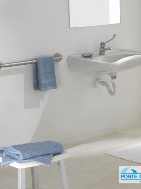 Ponte Giulio Λαβή Μπάνιου Inox ΑΜΕΑ 54cm Ασημί