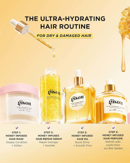 Gisou Honey Infused Haaröl für Kräftigung 100ml