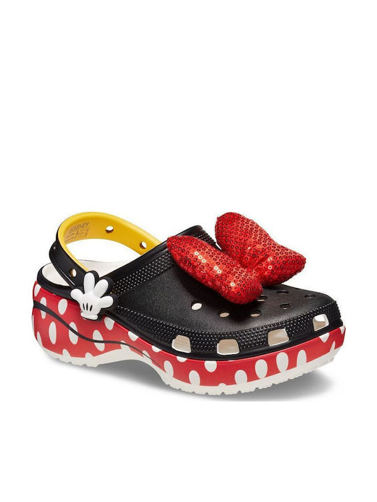 Crocs Minnie Mouse Γυναικεία Σαμπό Μαύρα Crocs Minnie Mouse Γυναικεία Σαμπό Μαύρα
