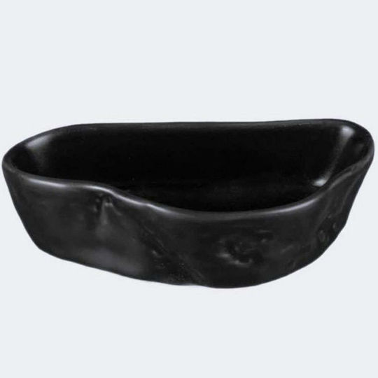 Max Home Dip Serving Bowl Round Black with Diameter 11cm