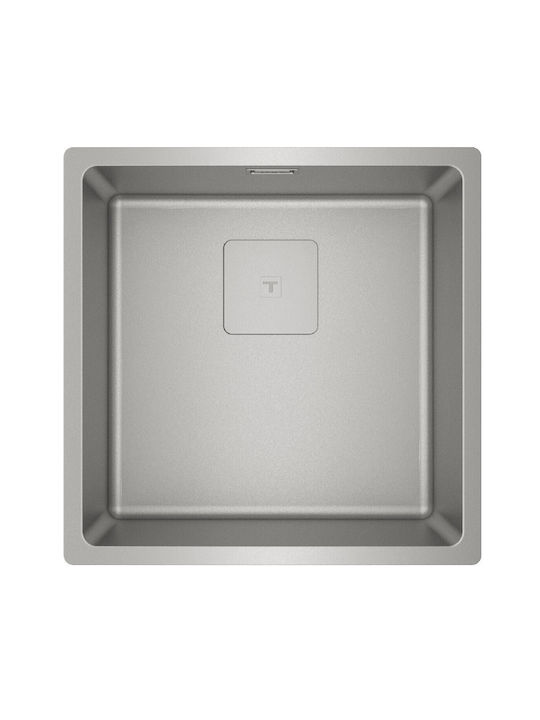 Teka FlexLinea RS15 40.40 Fortinox Ένθετος Νεροχύτης Inox Σατινέ Μ44xΠ44cm Ασημί