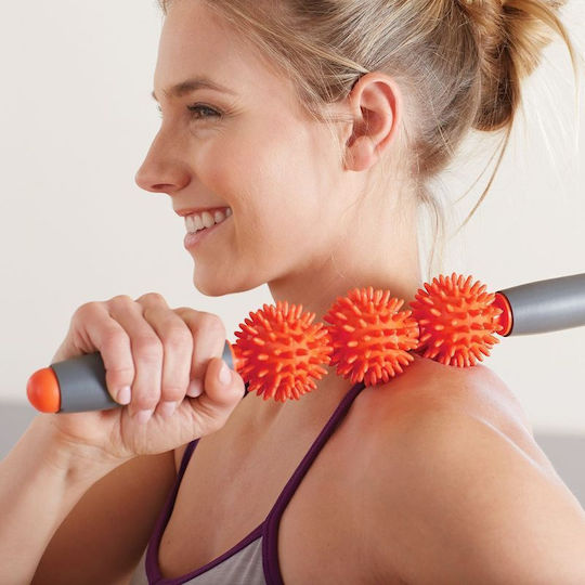 Gaiam Body Masazer Movable Muscles Ролкова пръчка Оранжев