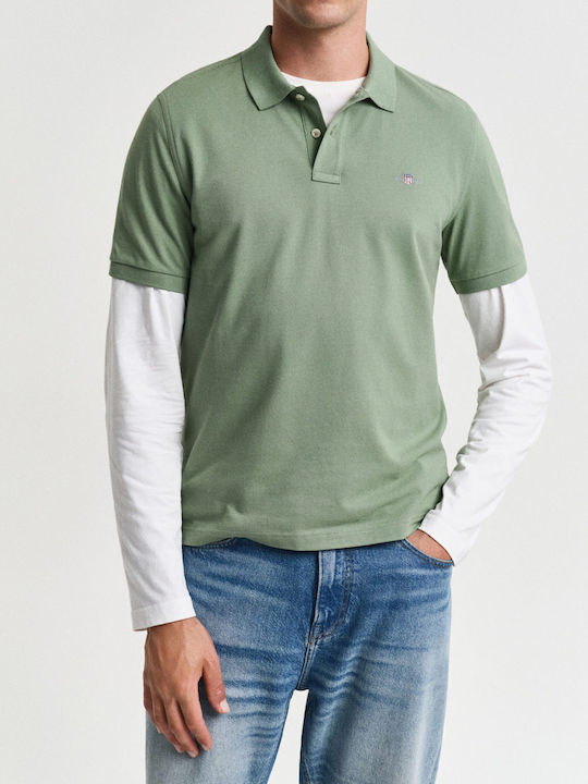 Polo Short Sleeve Blouse Kalamata Green