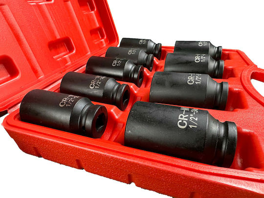 1/2" Impact Socket Set Planetary Gears 9 Pieces 29-38mm Psa Vag Bmw Gebo Tools