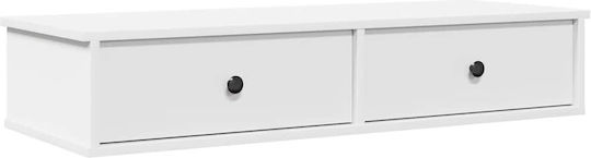 Wall Shelf White 100x37.5x19cm