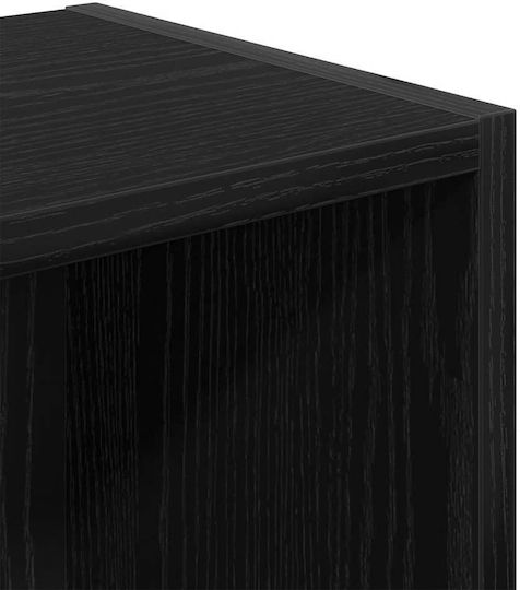 Bibliothek Schwarz Eiche 31x24x77cm