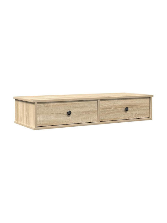 Shelf Wall Sonoma Oak 100x37.5x19cm