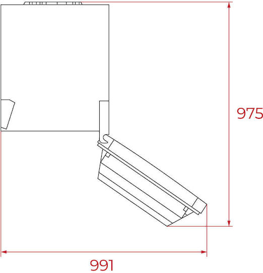 Teka Kühlschrank mit Doppeltür 294Es H176xB59.5xT55cm. Weiß RTF 13630
