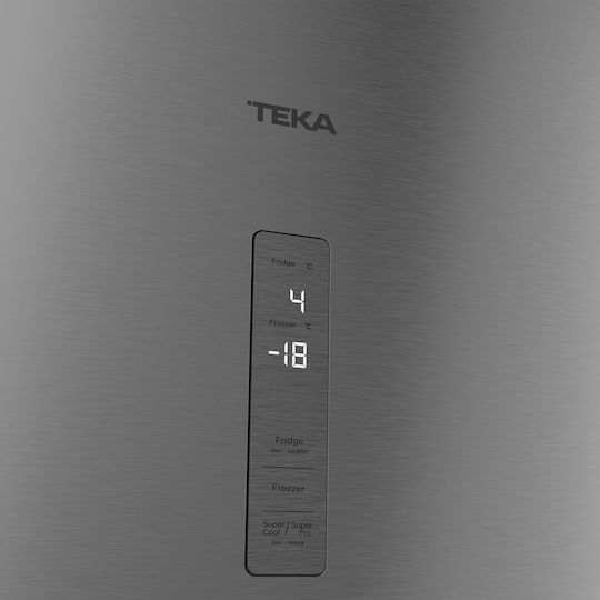 Teka Combină frigorifică 338lt Total NoFrost Î185xL59.5xA70cm. Inox RBF 74650 SS