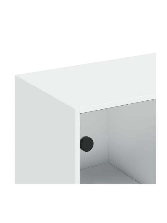 Bookcase White 136x37x142cm